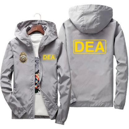 DEA Print Men's Hooded Windbreaker Jacket