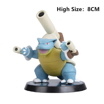 6 Piece Pokémon Pikachu Charizard Blastoise Figure Set