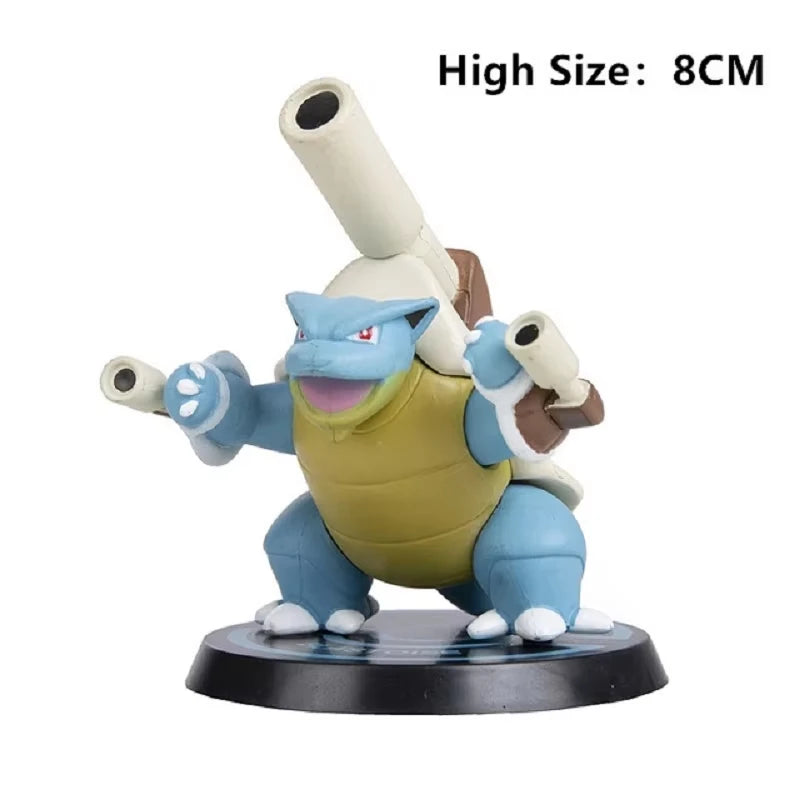 6 Piece Pokémon Pikachu Charizard Blastoise Figure Set