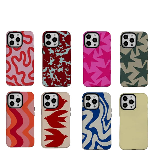 Clmj BUGR Fashion Vintage Large Stars iPhone Case