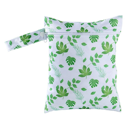 Waterproof Wet Dry Diaper Bag 20x25cm PUL Zipper Pouch