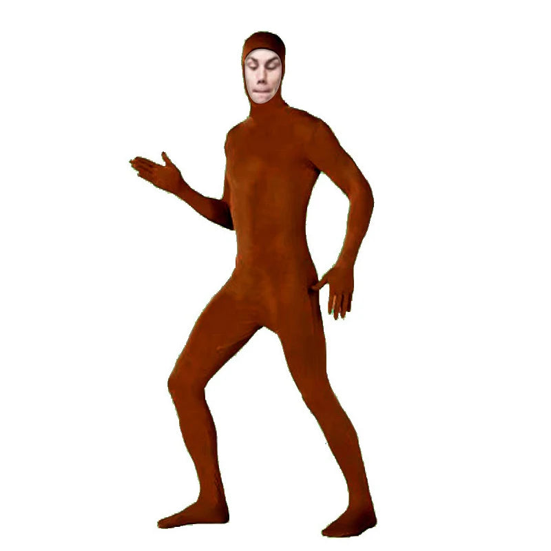 Zentai Full Body Spandex Suit – Invisible Bodysuit for Cosplay & Halloween
