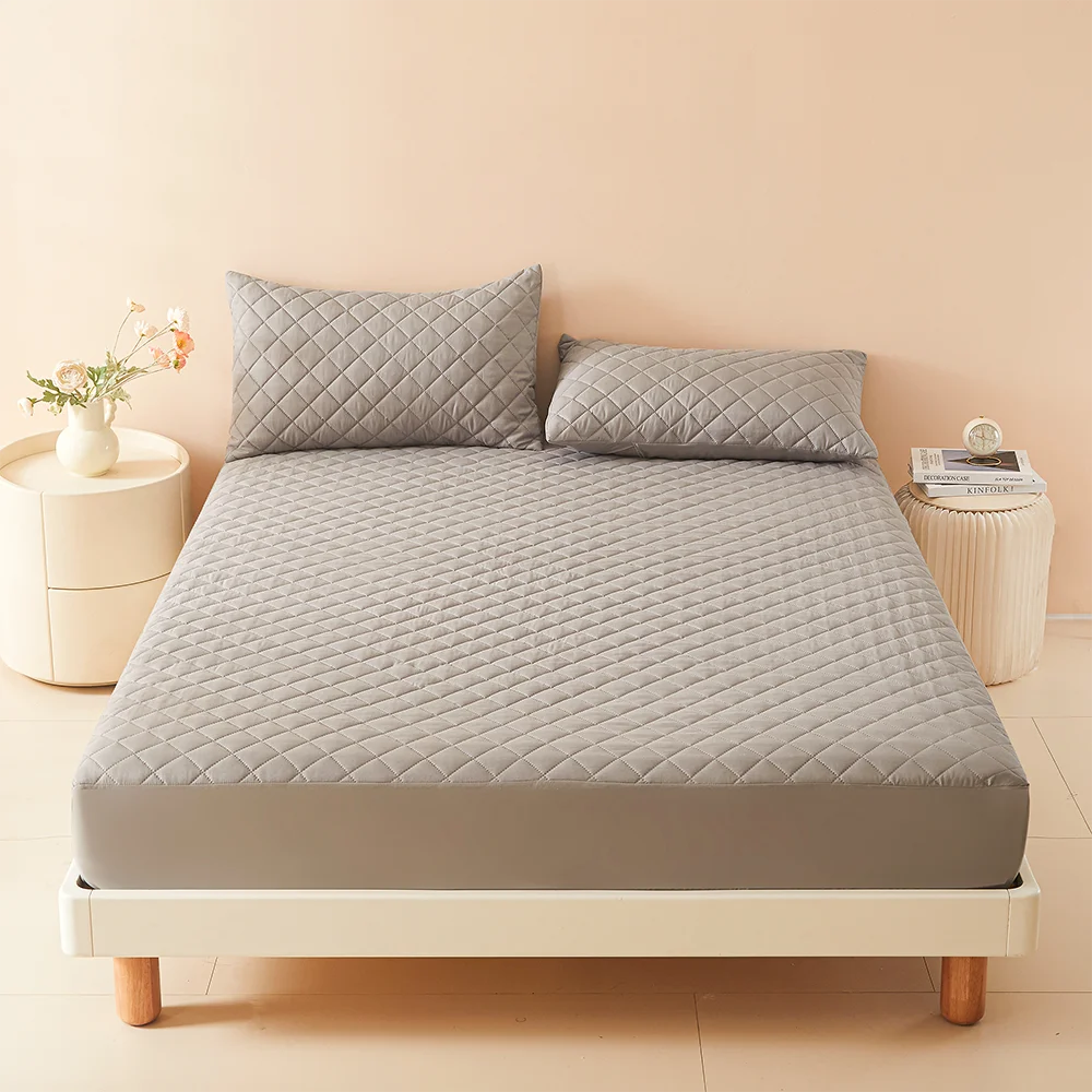 Waterproof Quilted Mattress Protector – 3D Air Fabric Deep Pocket Cover