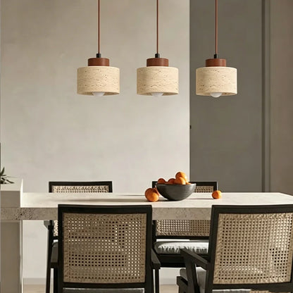 Wabi-Sabi Stone Pendant Light – Japanese Modern Chandelier