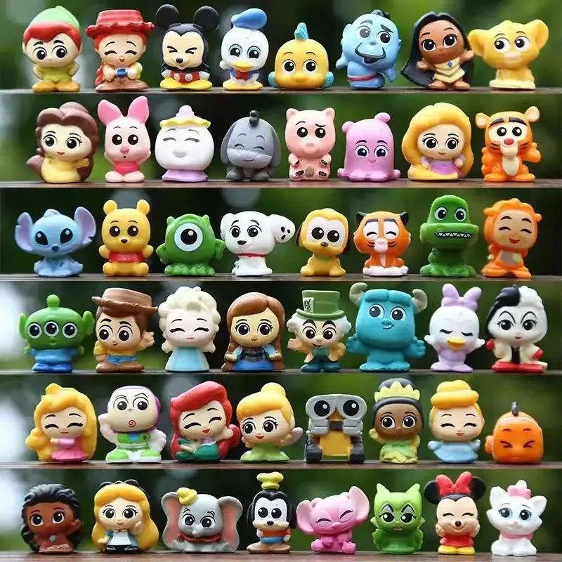 Disney Mini Figurines Set – Collectible Characters 24 or 48 pcs