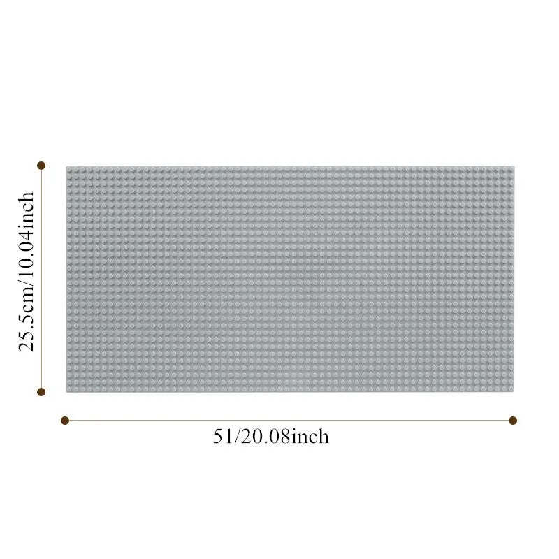 Building Blocks Base Plate 32x64 Studs – LEGO-Compatible Baseplate
