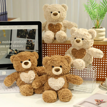 Cute Teddy Bear Plush Toy – 11" Soft Stuffed Animal Gift