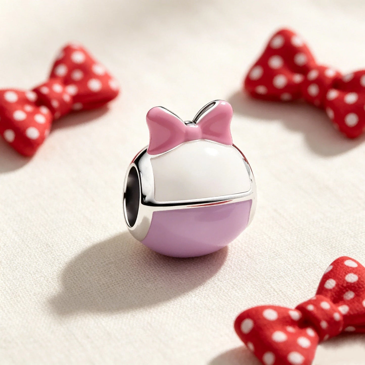 Disney Character Charm Bead – Fits Snake Chain Bracelet & Necklace
