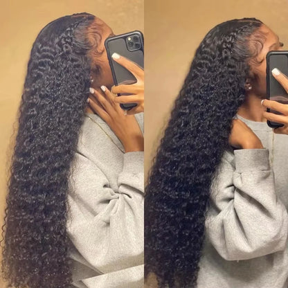 Deep Wave Human Hair Lace Front Wig – 13x4 & 13x6 HD Lace