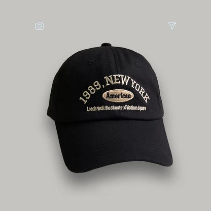 Baseball Cap – Unisex Retro Letter Embroidered Hat