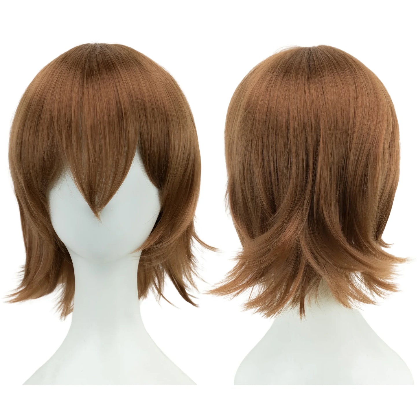 Synthetic Bob Wig 12 Inch – Cosplay & Party Short Hair with Bangs