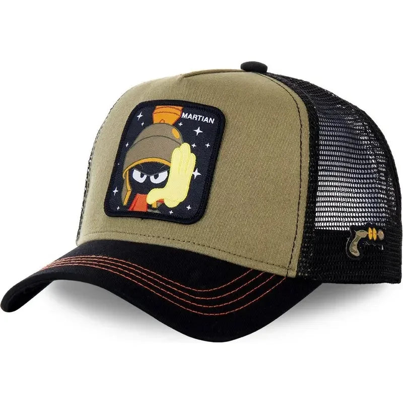 Cartoon Anime Trucker Cap – Unisex Adjustable Baseball Hat