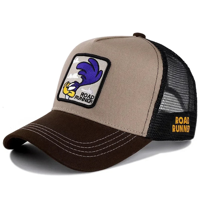 Cartoon Anime Trucker Cap – Unisex Adjustable Baseball Hat