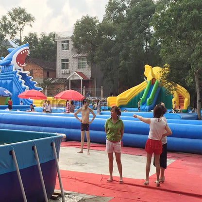 Inflatable Water Park with Pool