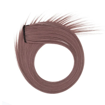 22-Inch Clip-In Synthetic Hair Extensions – Rainbow Colors