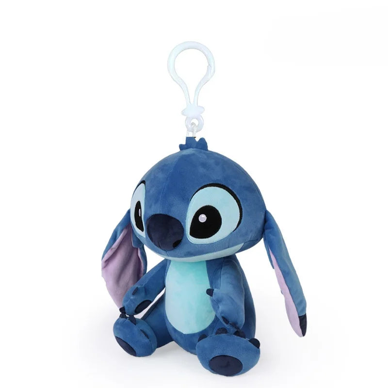 Stitch Plush Doll Holding Flowers – Kawaii Stuffed Toy Pendant