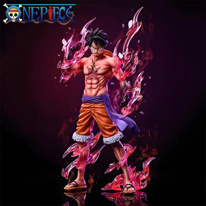 One Piece Monkey D. Luffy Flowing Cherry PVC Action Figure