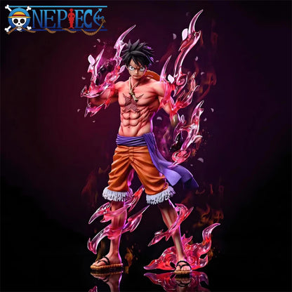 One Piece Monkey D. Luffy Flowing Cherry PVC Action Figure
