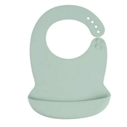 Silicone Baby Bib with Food Catcher – Waterproof & Soft