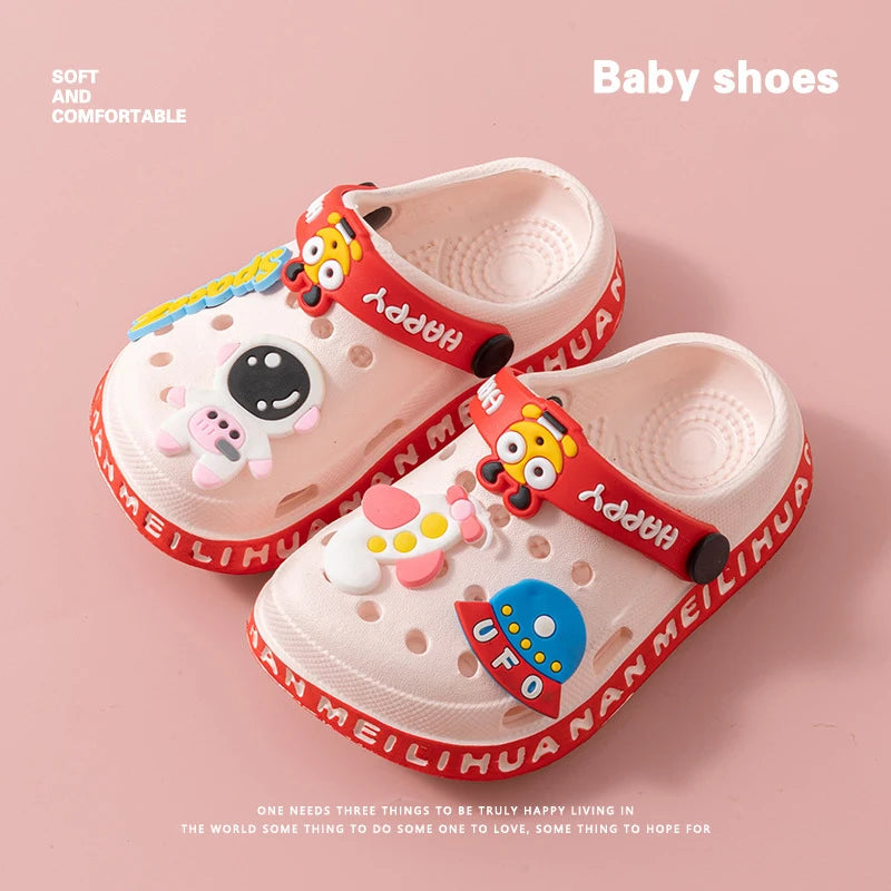 Kids Cartoon Clog Sandals – Anti-Slip Soft Sole for Boys & Girls