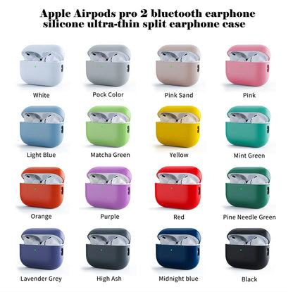 Ultra-Thin Silicone AirPods Case – Slim Matte Protective Cover