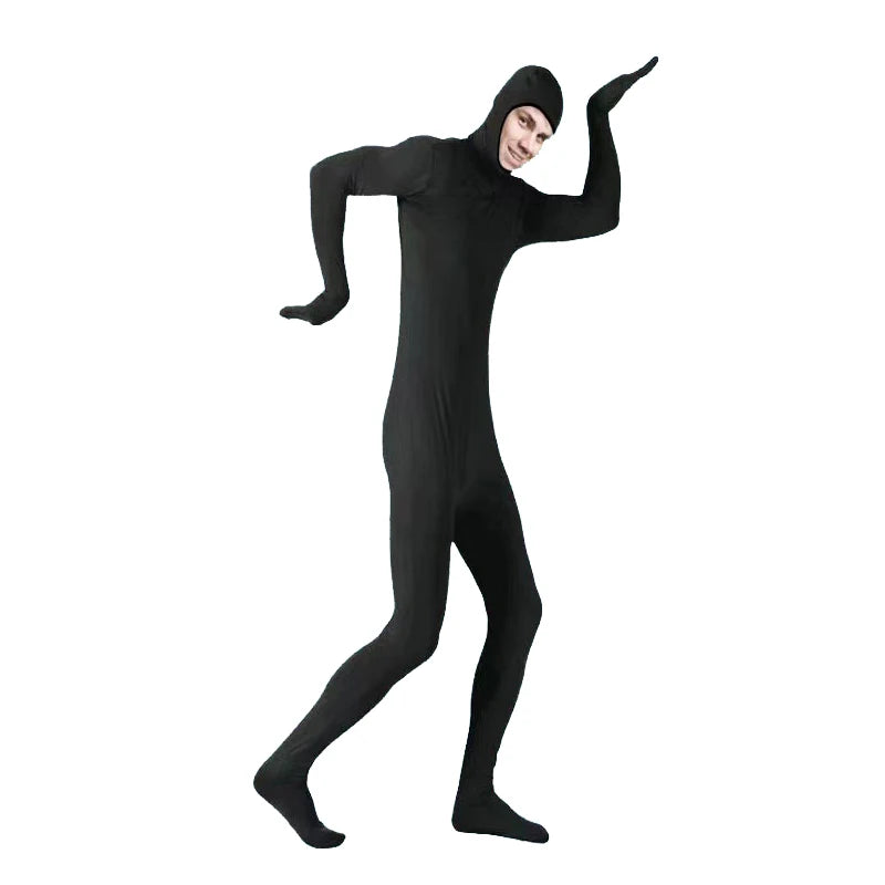 Zentai Full Body Spandex Suit – Invisible Bodysuit for Cosplay & Halloween