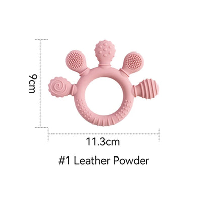 Silicone Pacifier Clip Chain BPA-Free Baby Teether Holder