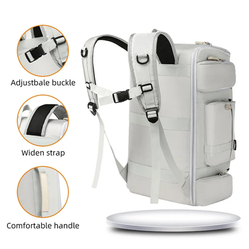 Large Capacity Gym & Travel Backpack – Wet Dry Separation Sports Bag