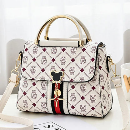 Printed Monogram Handbag for Women – Luxury Crossbody Tote