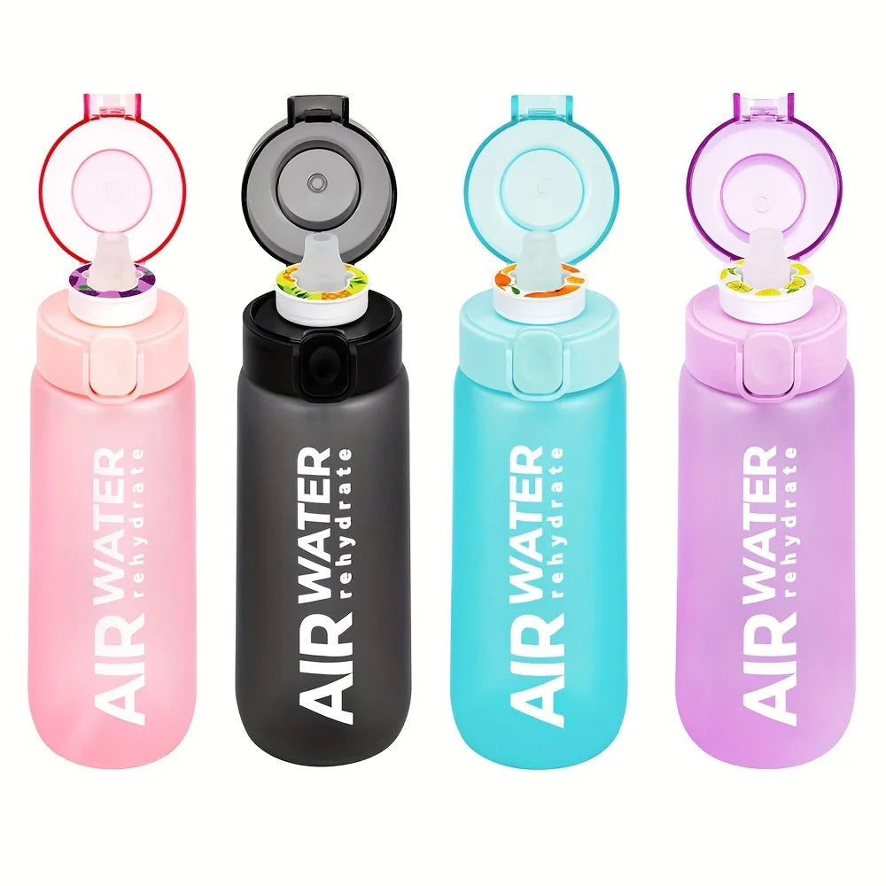 750ML Fruit Flavor Sports Water Bottle with 7 Pods