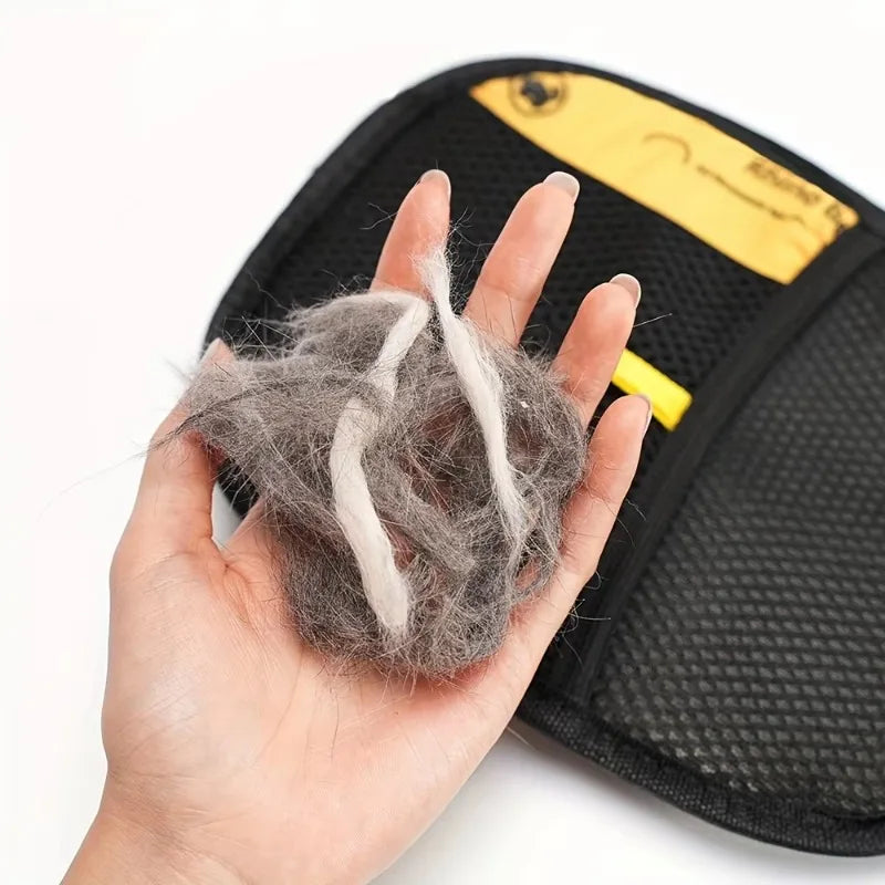 Pet Grooming Glove – Large Hair Removal Mitt for Cats & Dogs