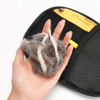 Pet Grooming Glove – Large Hair Removal Mitt for Cats & Dogs