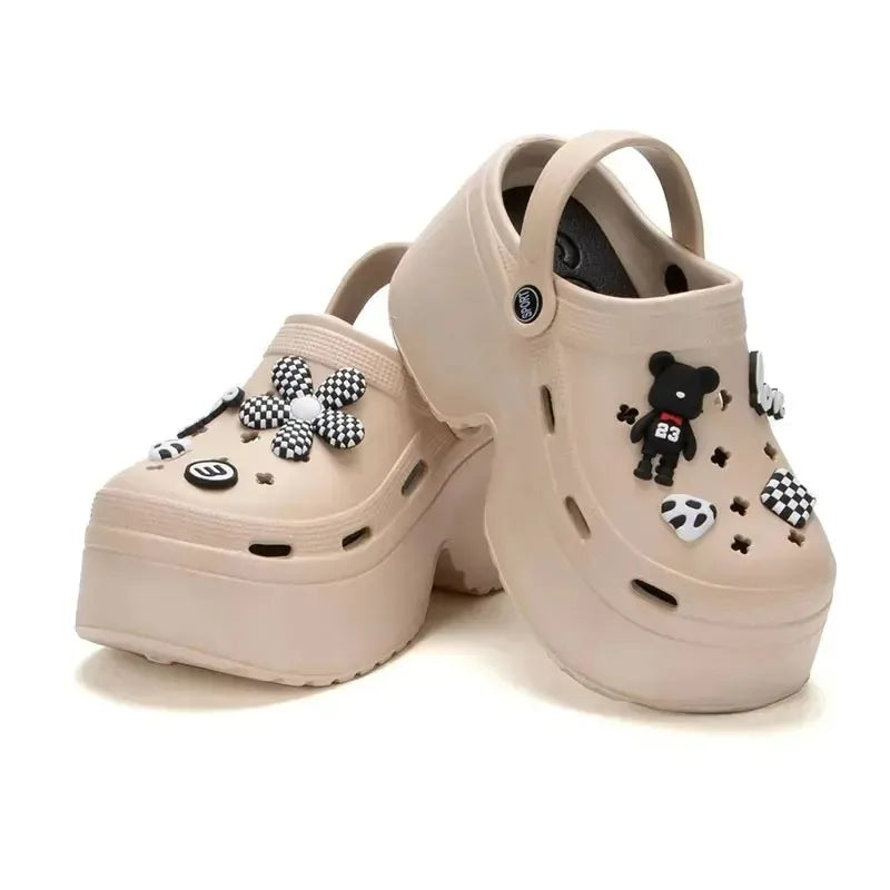 Women’s Chunky Platform Closed Toe Clog Sandals