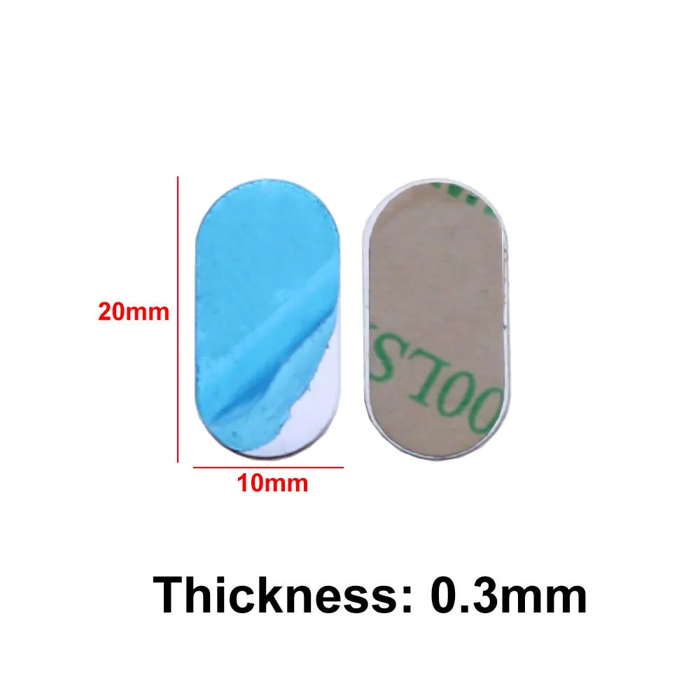 Magnetic Metal Plates for Car Phone Holder – 10pcs Iron Sheets