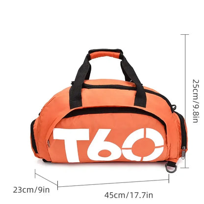 Gym Bag with Shoe Compartment – Large Capacity Sports Duffel