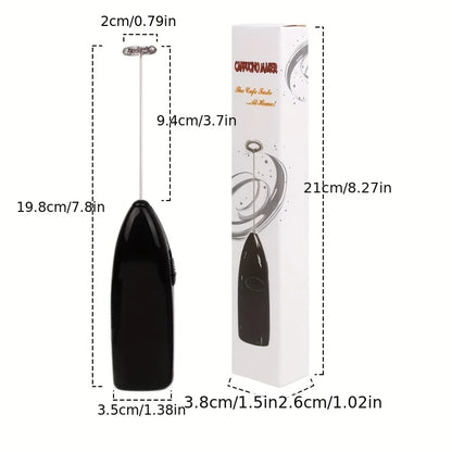 Handheld Electric Milk Frother – Mini Coffee Whisk & Egg Beater