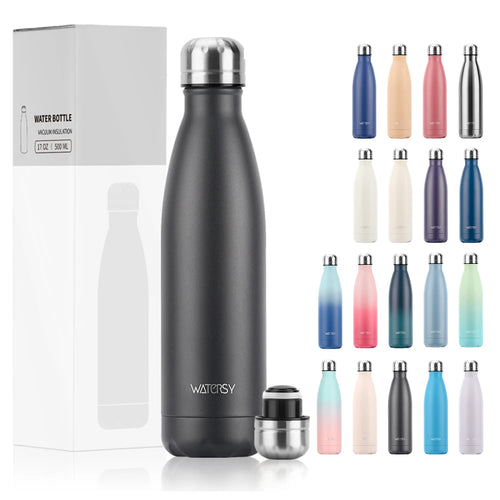 Insulated Water Bottle 500ml – Double Wall Stainless Steel Vacuum Flask