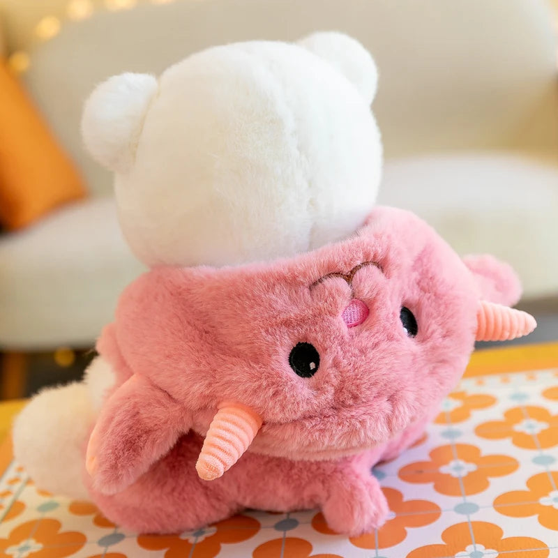 Kawaii Bear Plush Stuffed Toy in Costume – Soft Teddy Doll