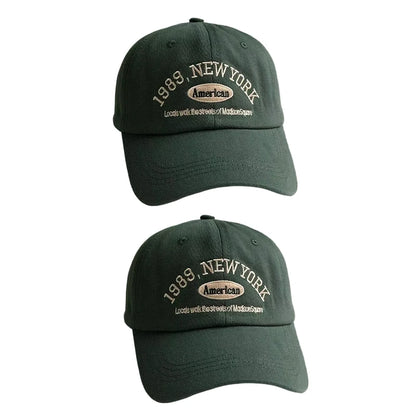 Baseball Cap – Unisex Retro Letter Embroidered Hat