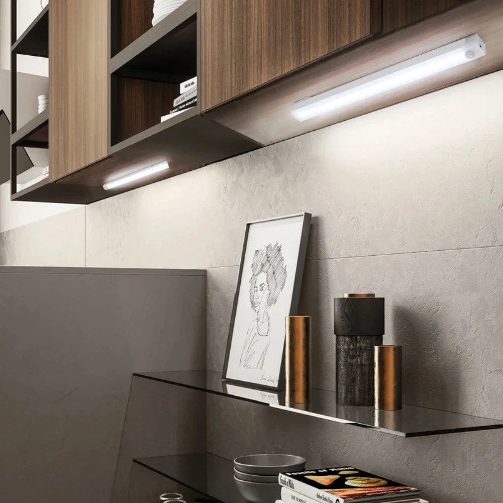 LED Under Cabinet Light USB Rechargeable Motion Sensor