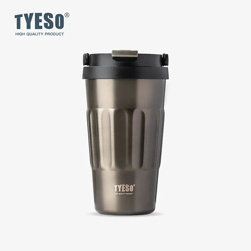 TYESO Insulated Coffee Travel Mug – Stainless Steel Vacuum Flask