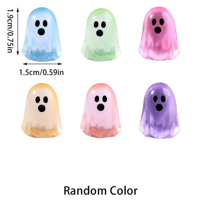 Glow-in-the-Dark Mini Ghost Figurines – Set of 5 or 10