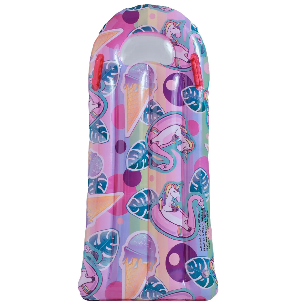Inflatable Kids Pool Float Board with Handles