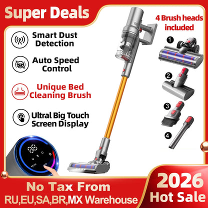 ABIR VC205 Cordless Stick Vacuum Cleaner with Auto Speed Control