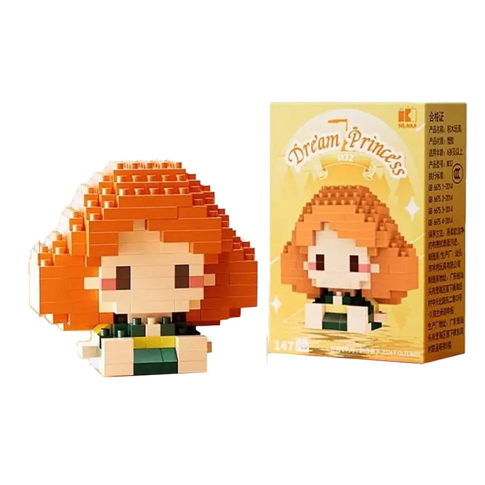 Cartoon Character Mini Building Blocks Set – DIY Brick Figures