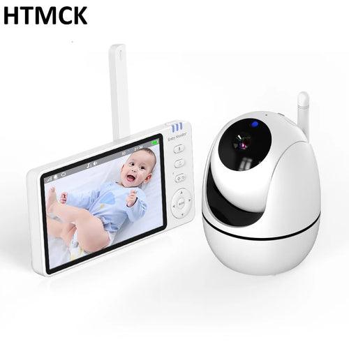 5-Inch Video Baby Monitor with Night Vision & 4x Zoom
