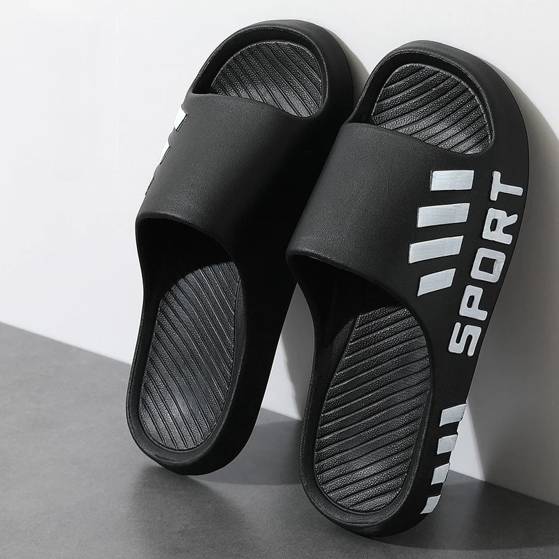 Men's Non-Slip Slide Slippers – Indoor & Outdoor Sandals