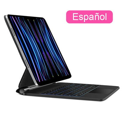 Magic Keyboard Case for iPad Pro 11 / 12.9 / 13, Air 4 5 6, 10th Gen – Wireless Bluetooth Cover
