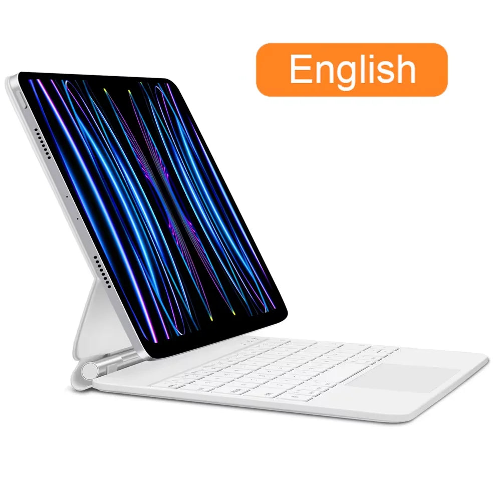Magic Keyboard Case for iPad Pro 11 / 12.9 / 13, Air 4 5 6, 10th Gen – Wireless Bluetooth Cover