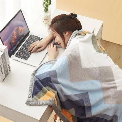 Soft Flannel Throw Blanket – Thick Cozy Fleece for Bed & Sofa